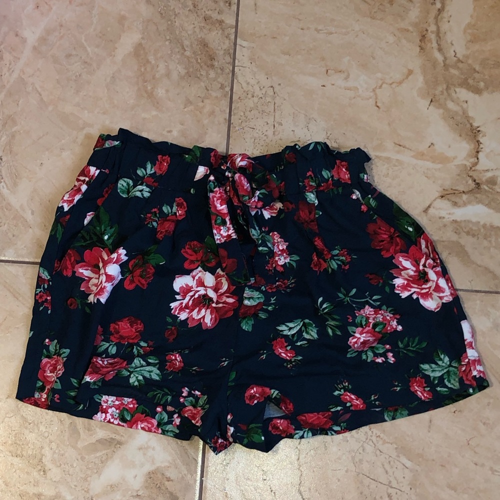 Floral Pattern Shorts